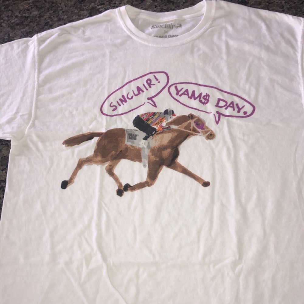 Anthony Sinclair x Yams Day 2021 t shirt
